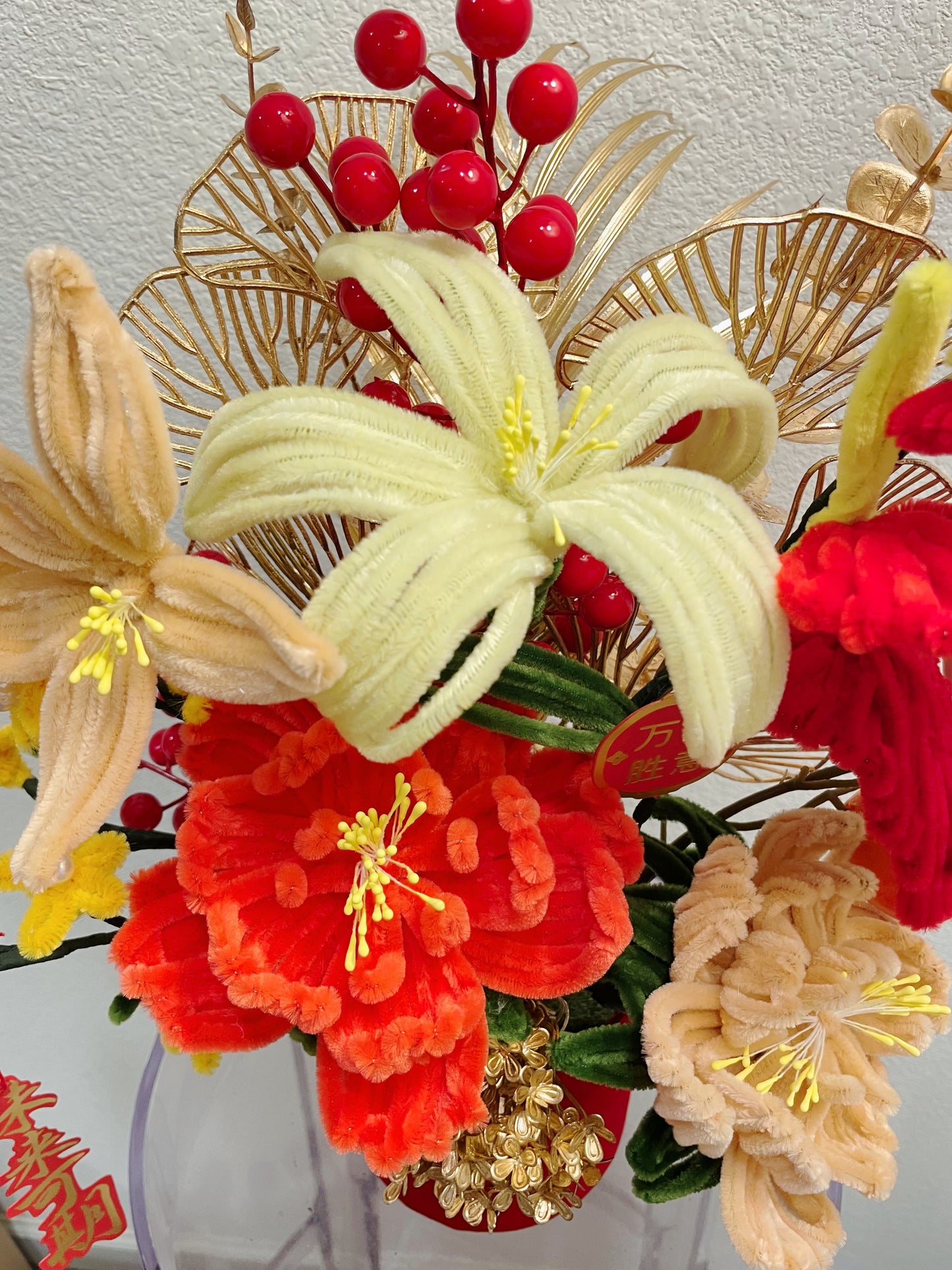 New Year Flowers in Full Bloom Bucket