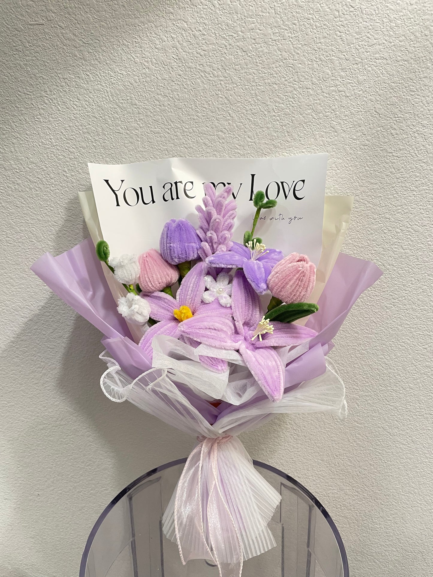 Purple Love Flowers Bouquet