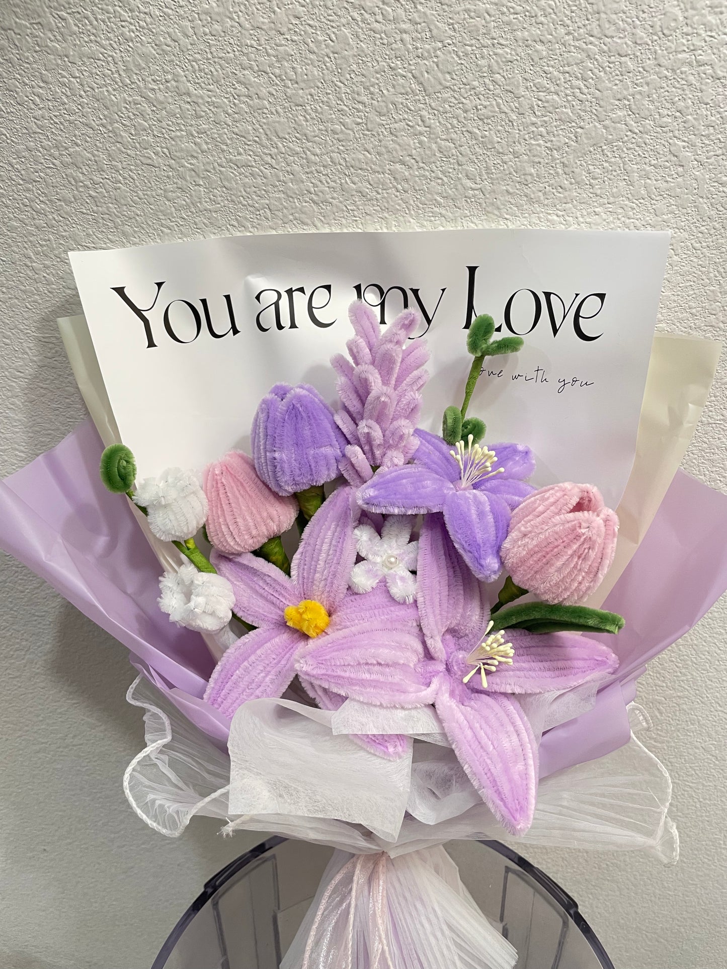 Purple Love Flowers Bouquet
