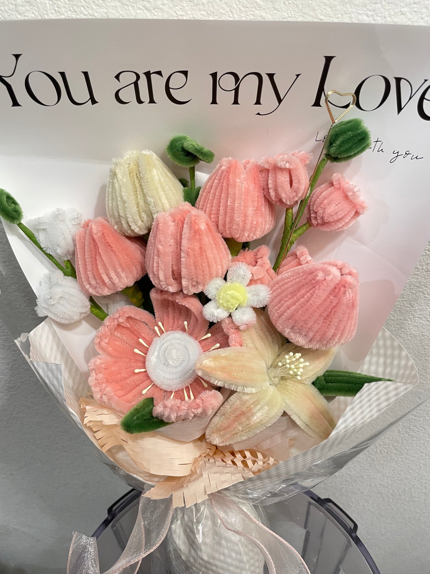Pink Flowers Bouquet
