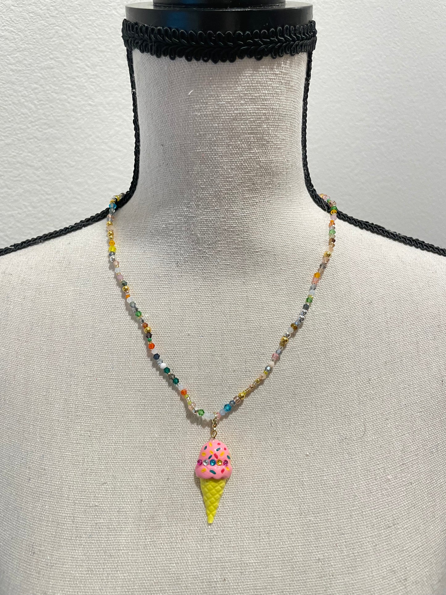 Ice Cream Necklace 21 inches