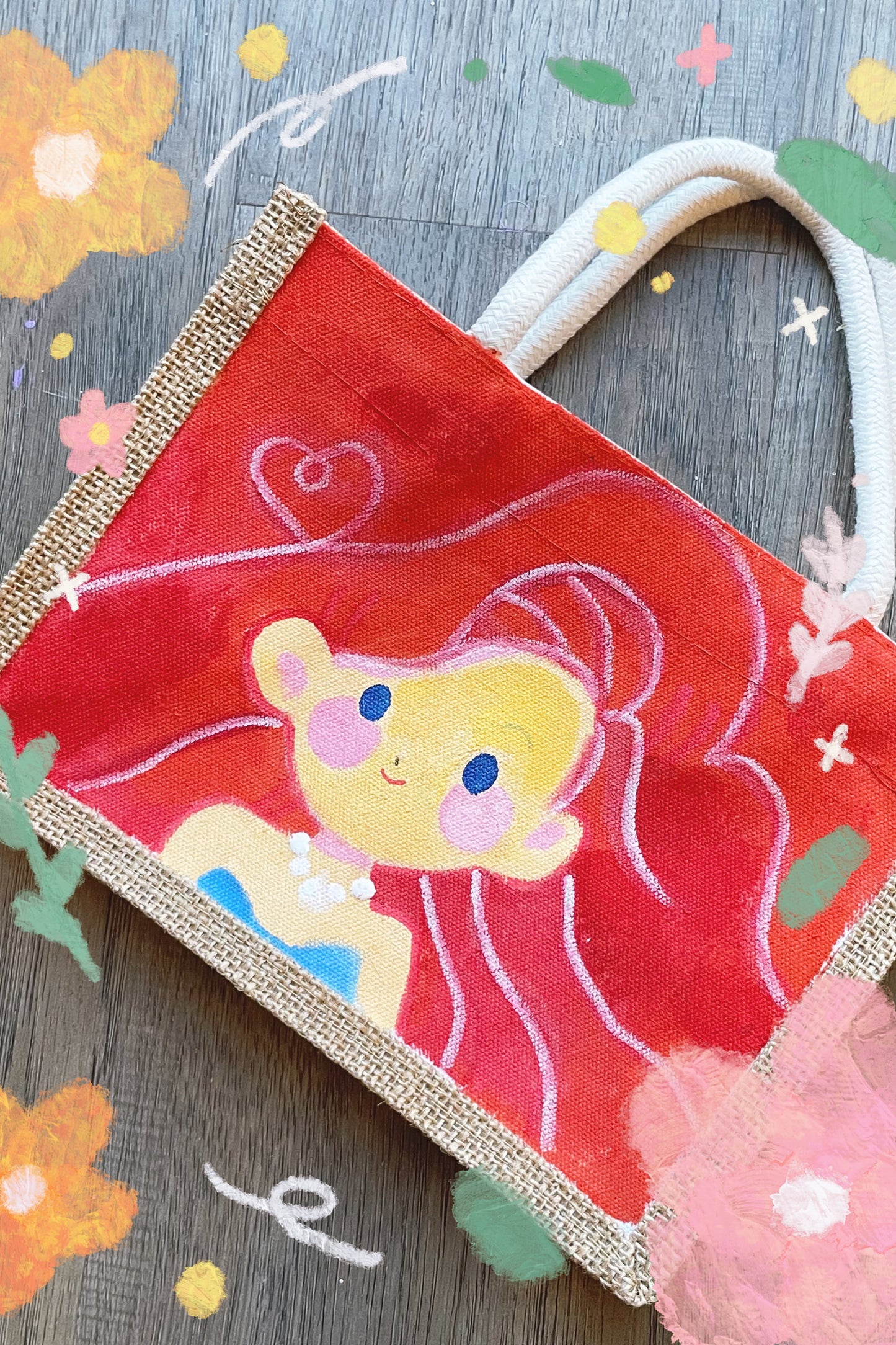 Mermaid Bag Printing (both sides)