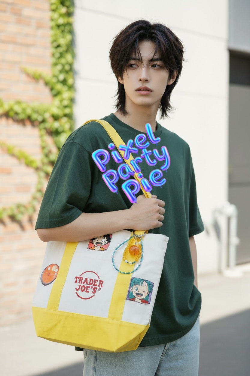 Dragon Ball Z x trader joe bags