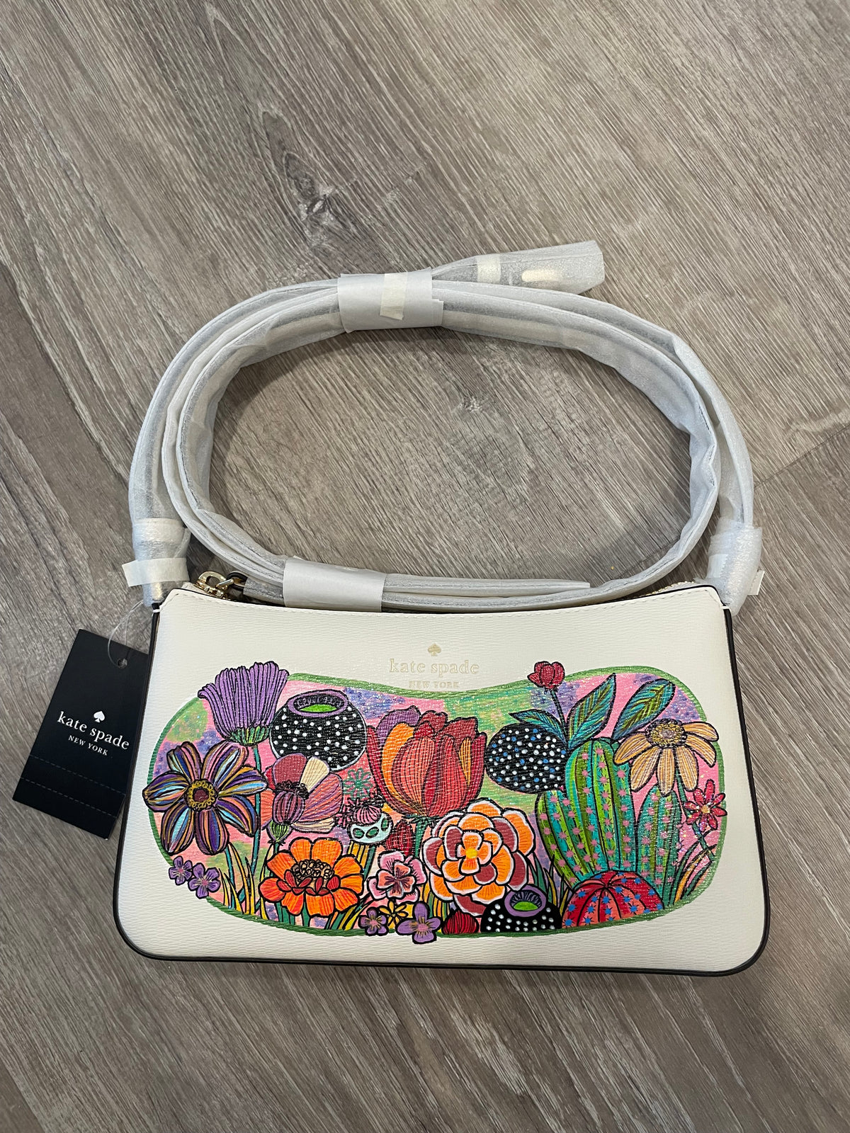 pink & red floral crossbody