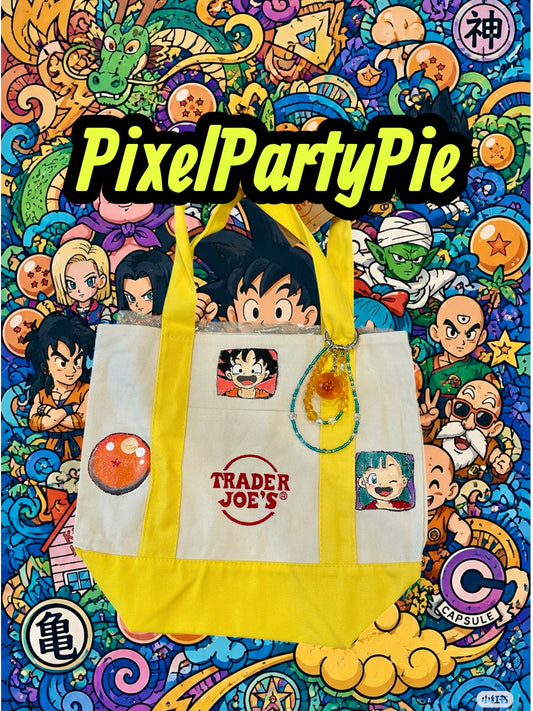 Dragon Ball Z x trader joe bags