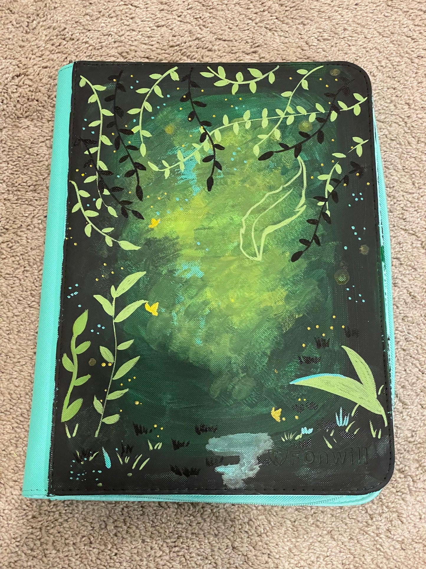 Leafeon x Fonwill Trading Card Binder 9 Pocket, 360 Pockets Trading Card Holder Book