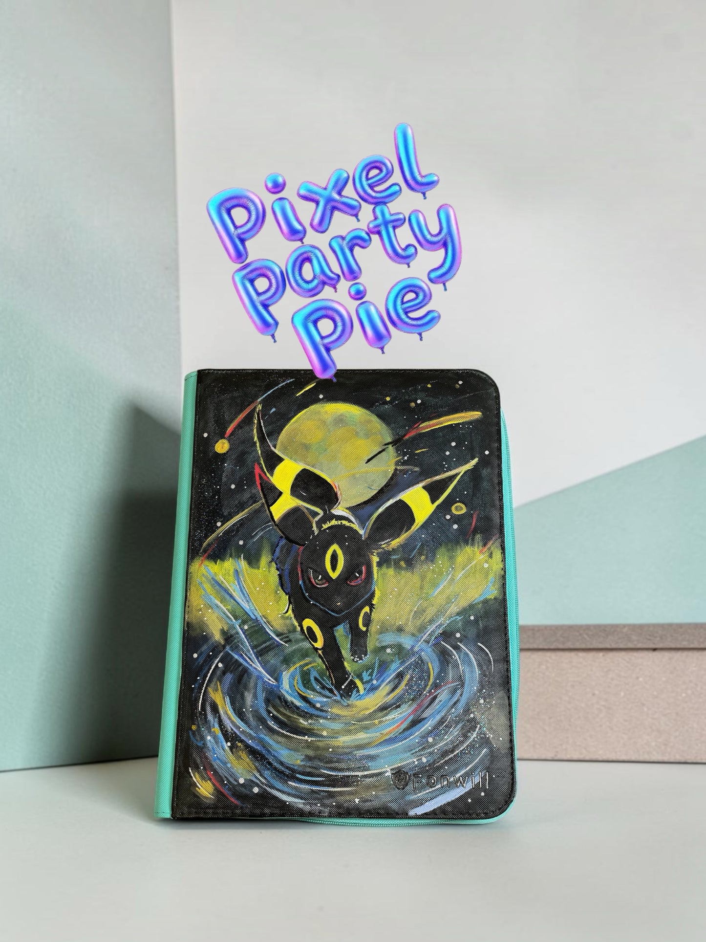 Umbreon x Fonwill Trading Card Binder 9 Pocket, 360 Pockets Trading Card Holder Book