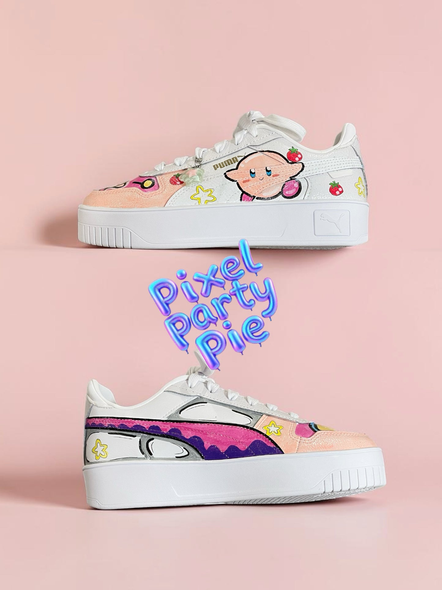 Kirby x Air Jordan pink Man Size 5 Woman Size 7.5 EU size 38