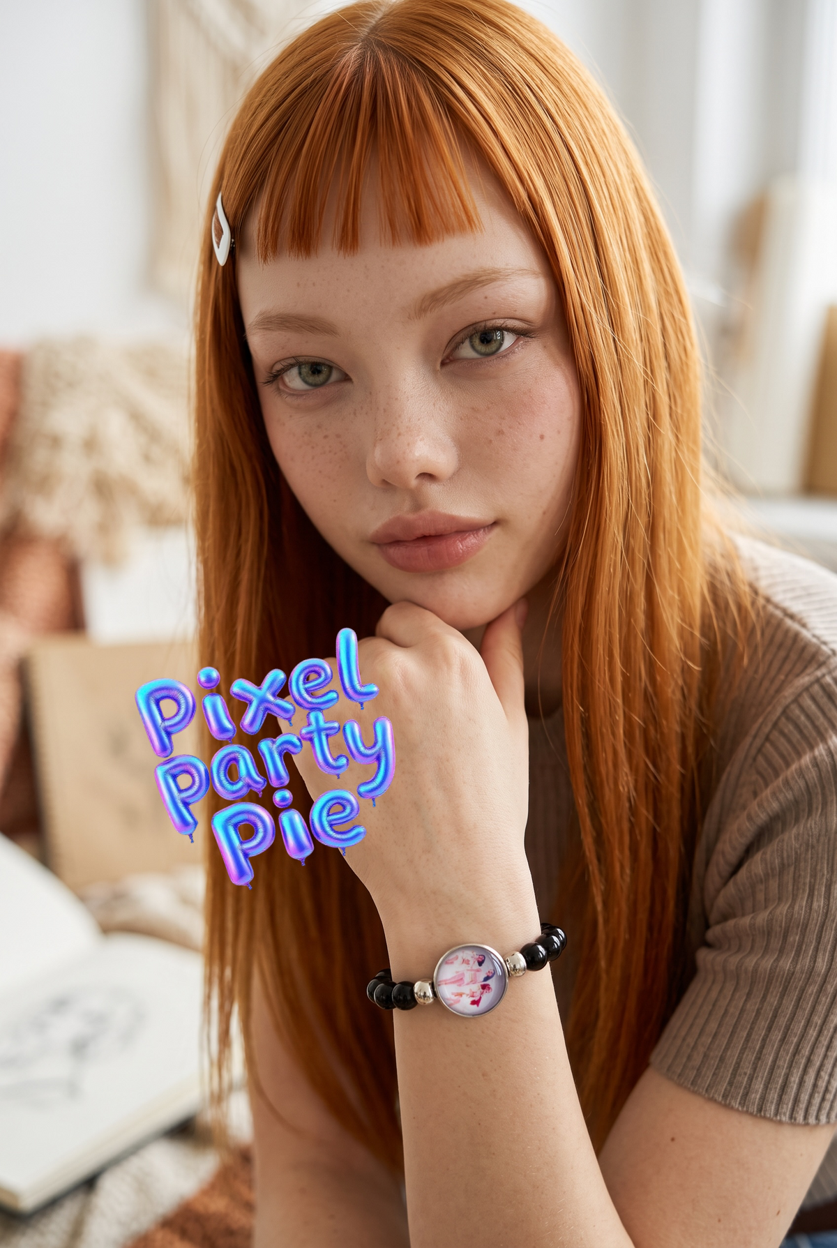 Huntrix bracelet white