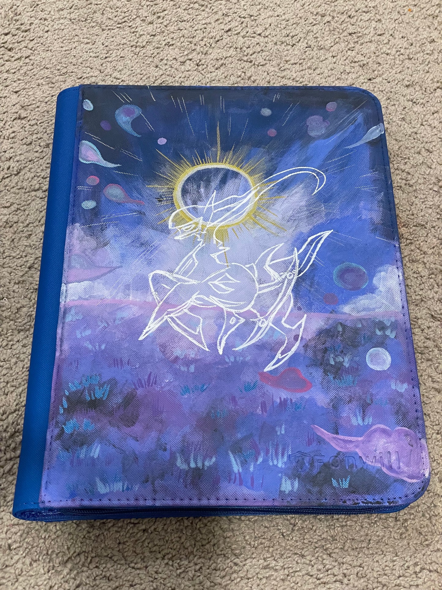 Fonwill Trading Card Binder 9 Pocket, 360 Pockets Trading Card Holder Book x Arceus