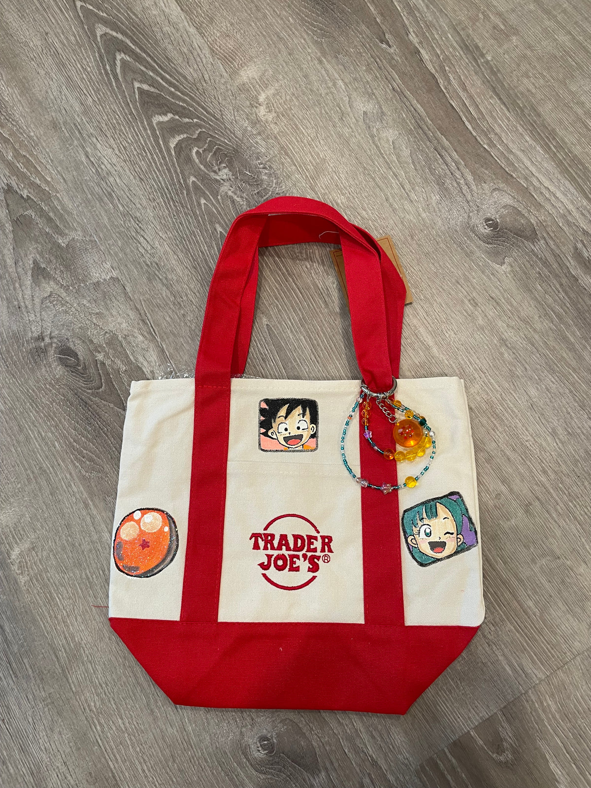 Dragon Ball Z x trader joe bags