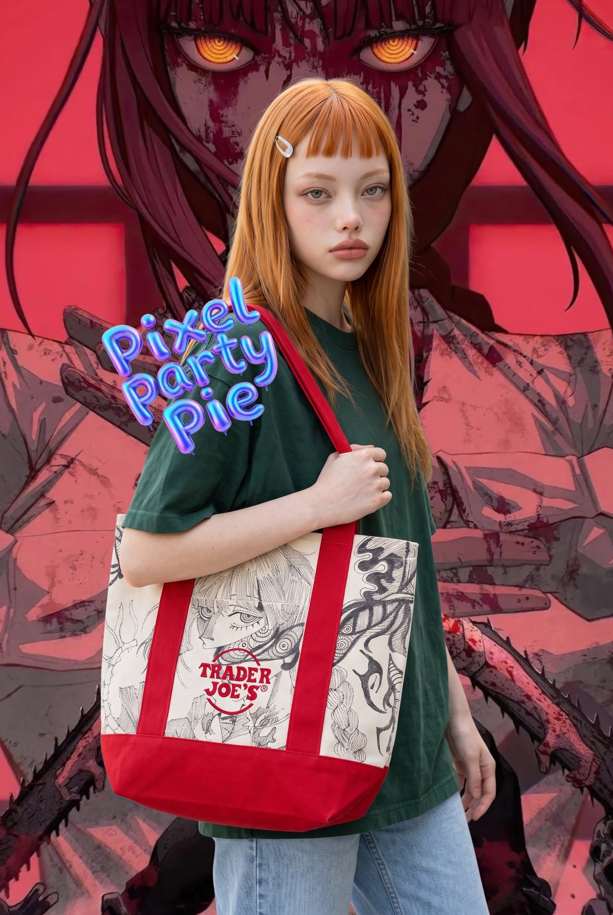 Makima x Trader Joe Bag