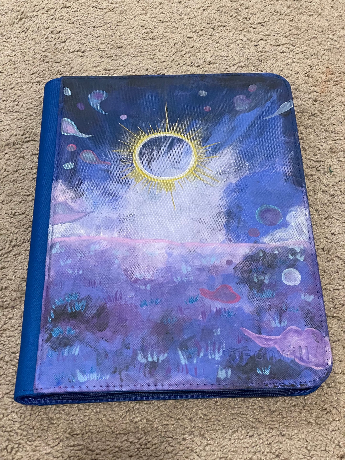 Fonwill Trading Card Binder 9 Pocket, 360 Pockets Trading Card Holder Book x Arceus