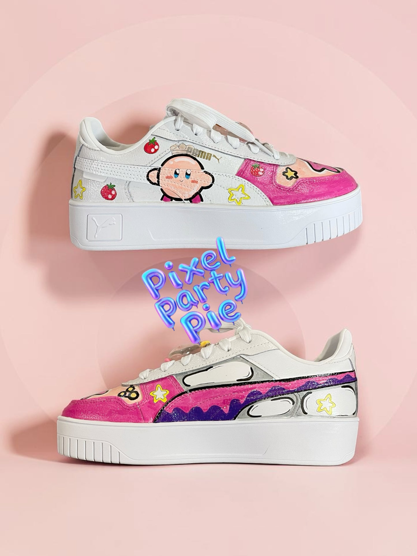 Kirby x Air Jordan pink Man Size 5 Woman Size 7.5 EU size 38