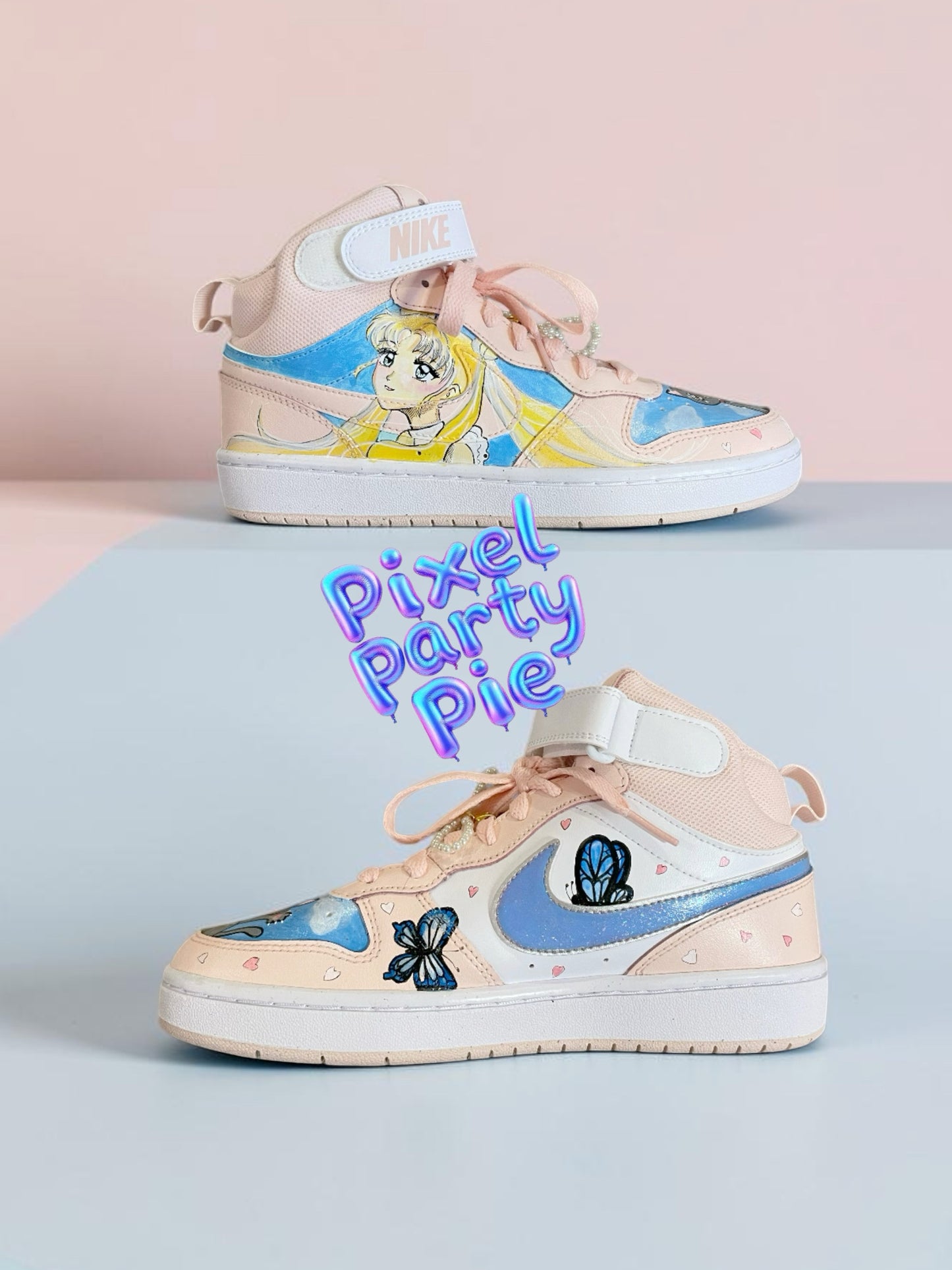 Sailor Moon x Air Jordan Pink 
man Size 5
Woman Size 7.5
EU size 38