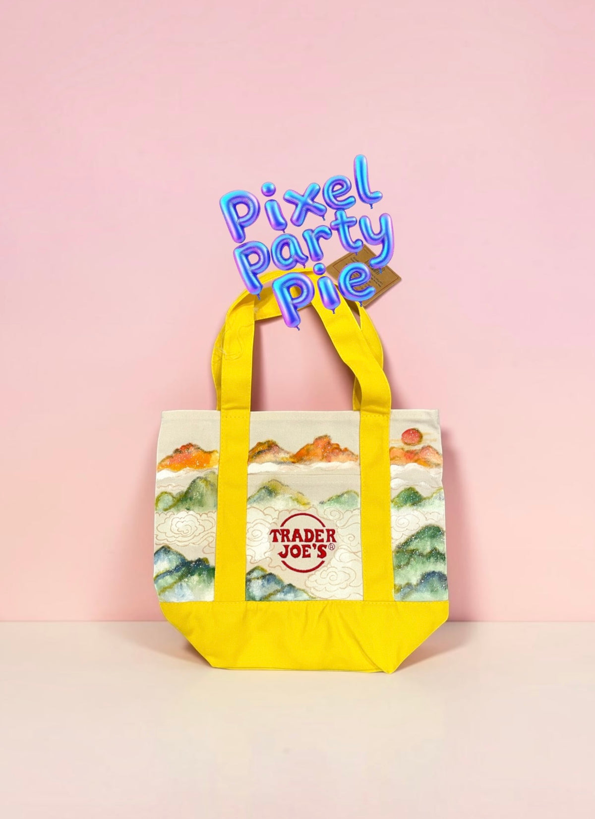 Chinese Landscaping Painting x Trader Joe Bag