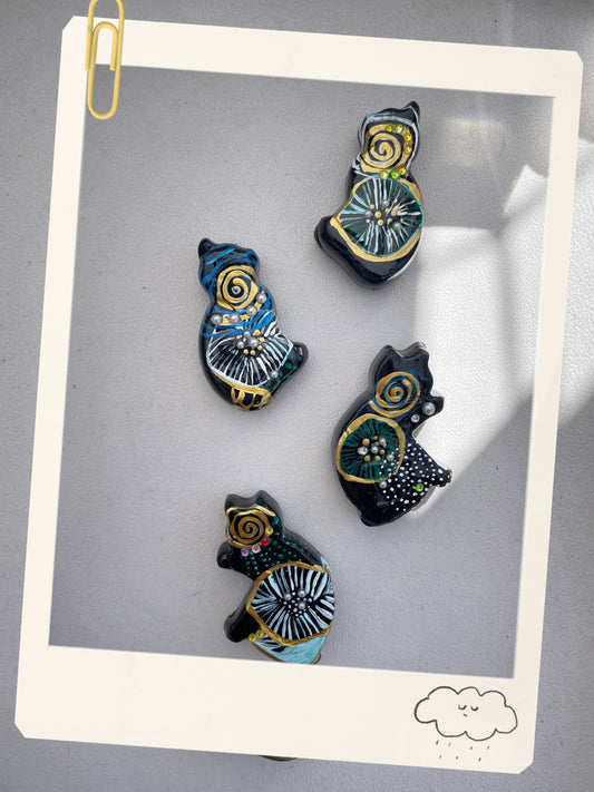 Cat Magnet Set 4