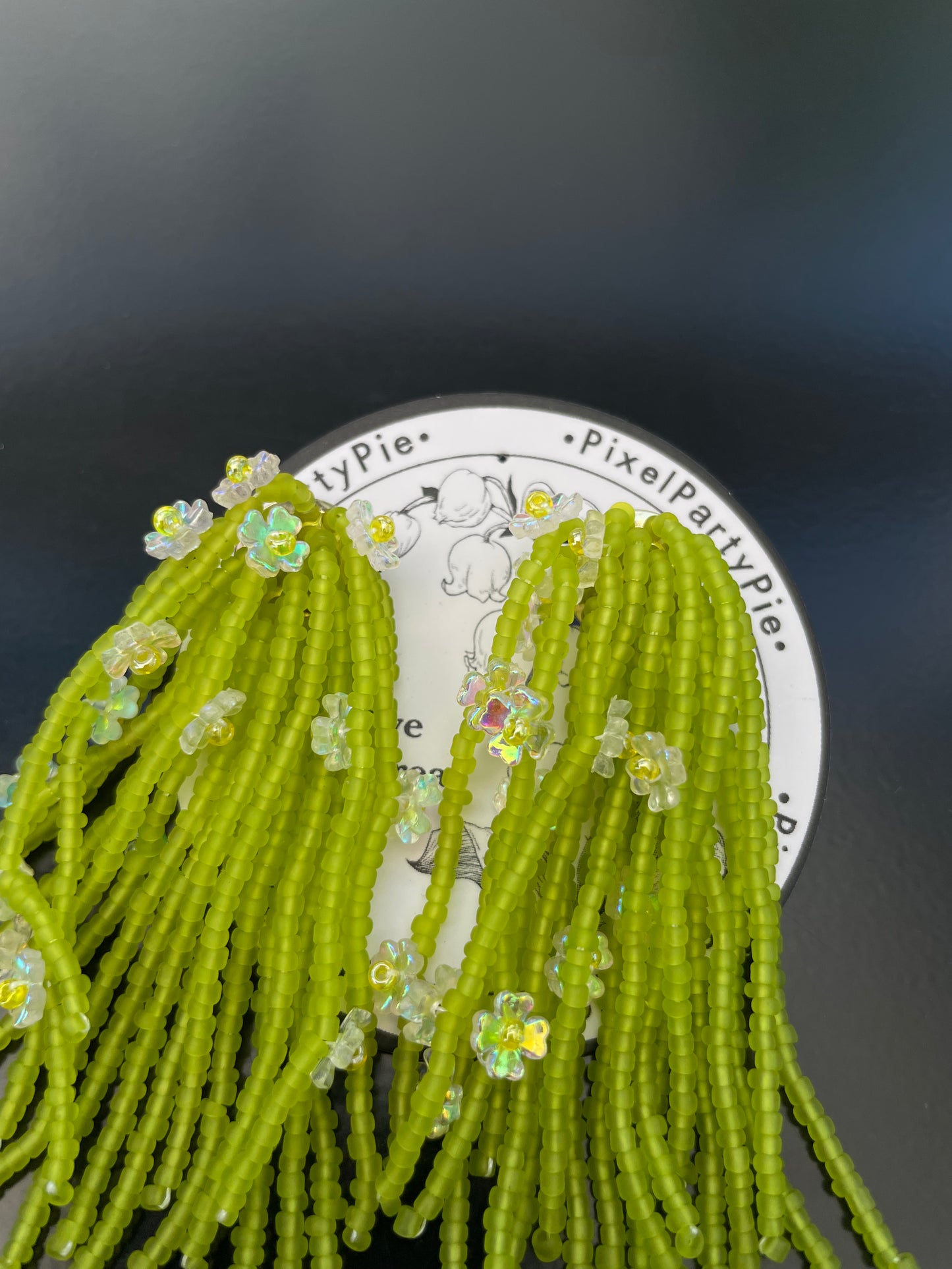 Earrings green