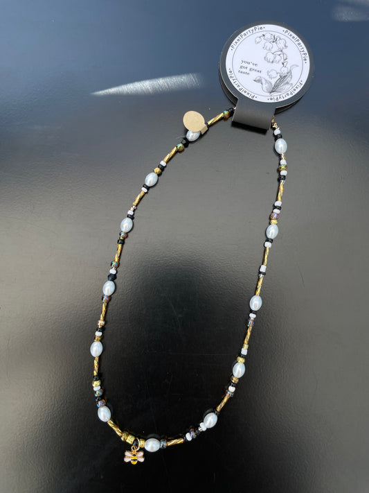 16 inches honey bee necklace