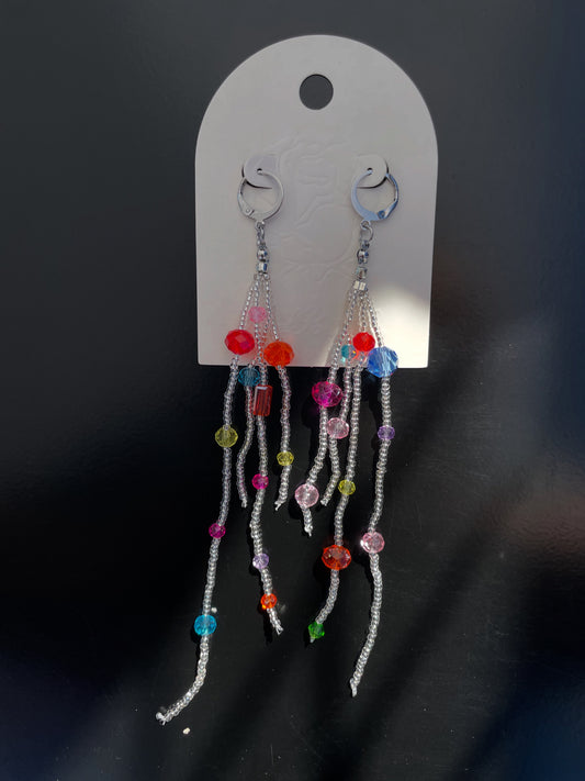 Earring multi-gemstones