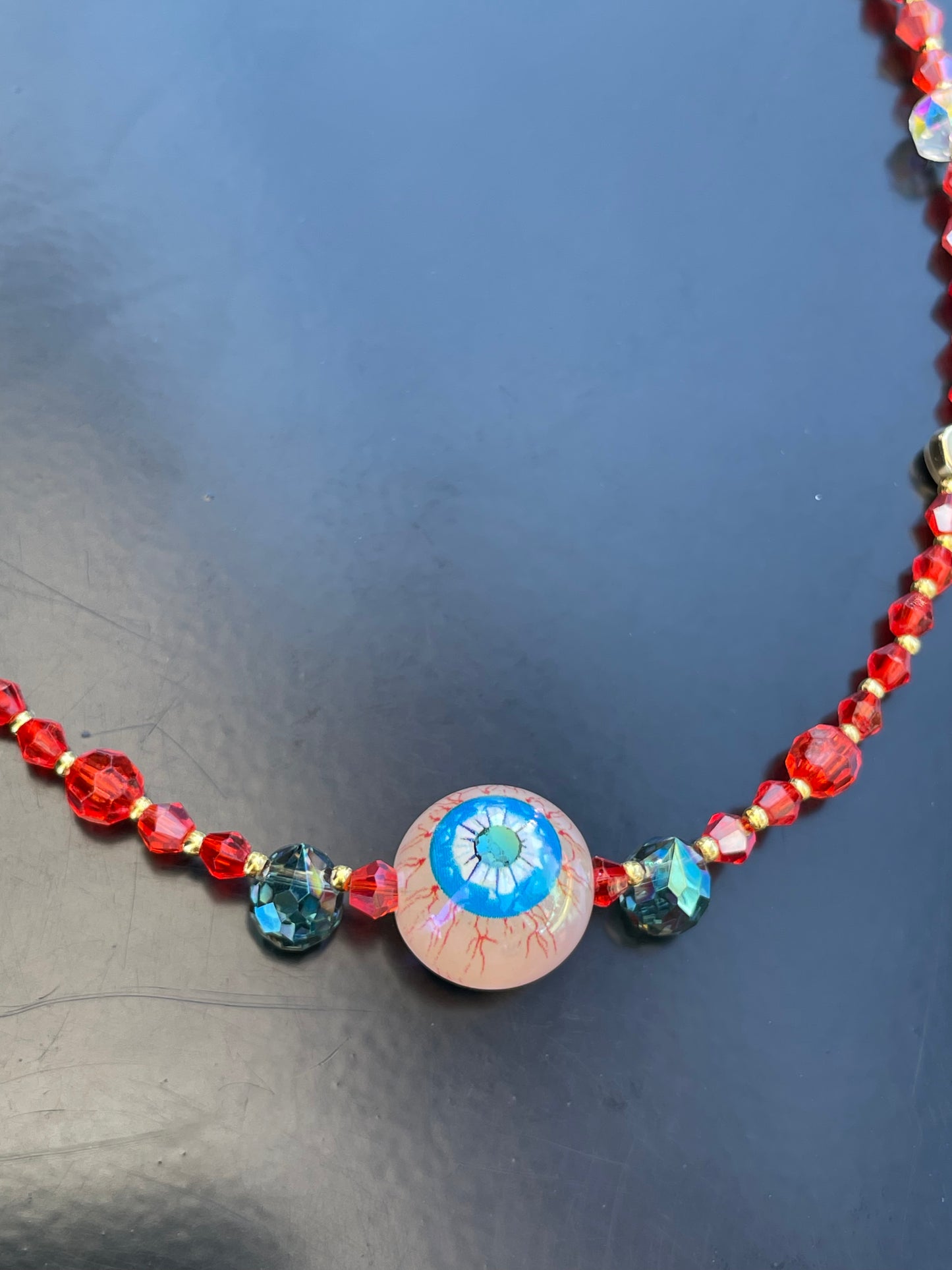 Eyeball necklace 16 inches