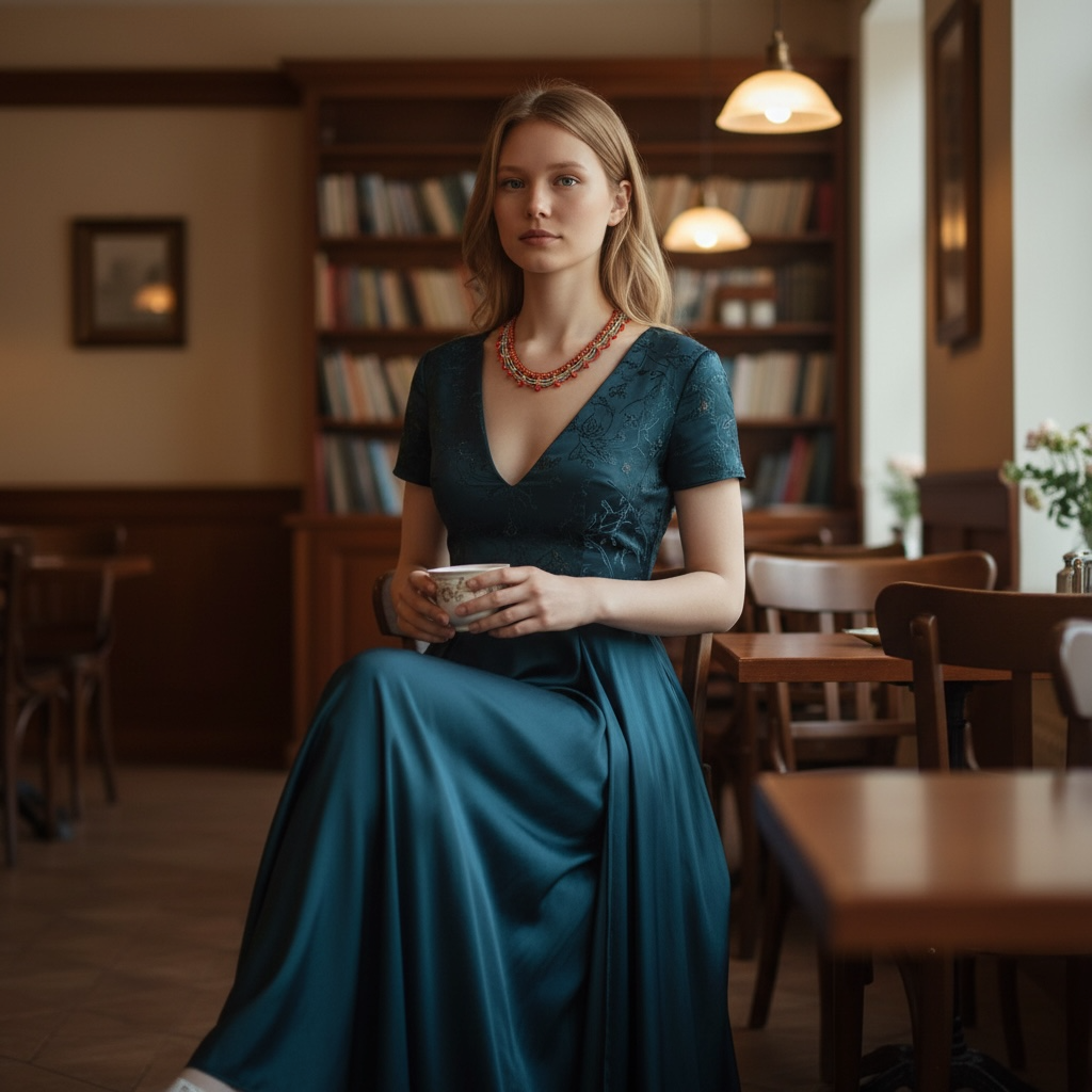 Red lunar new year beading beauty