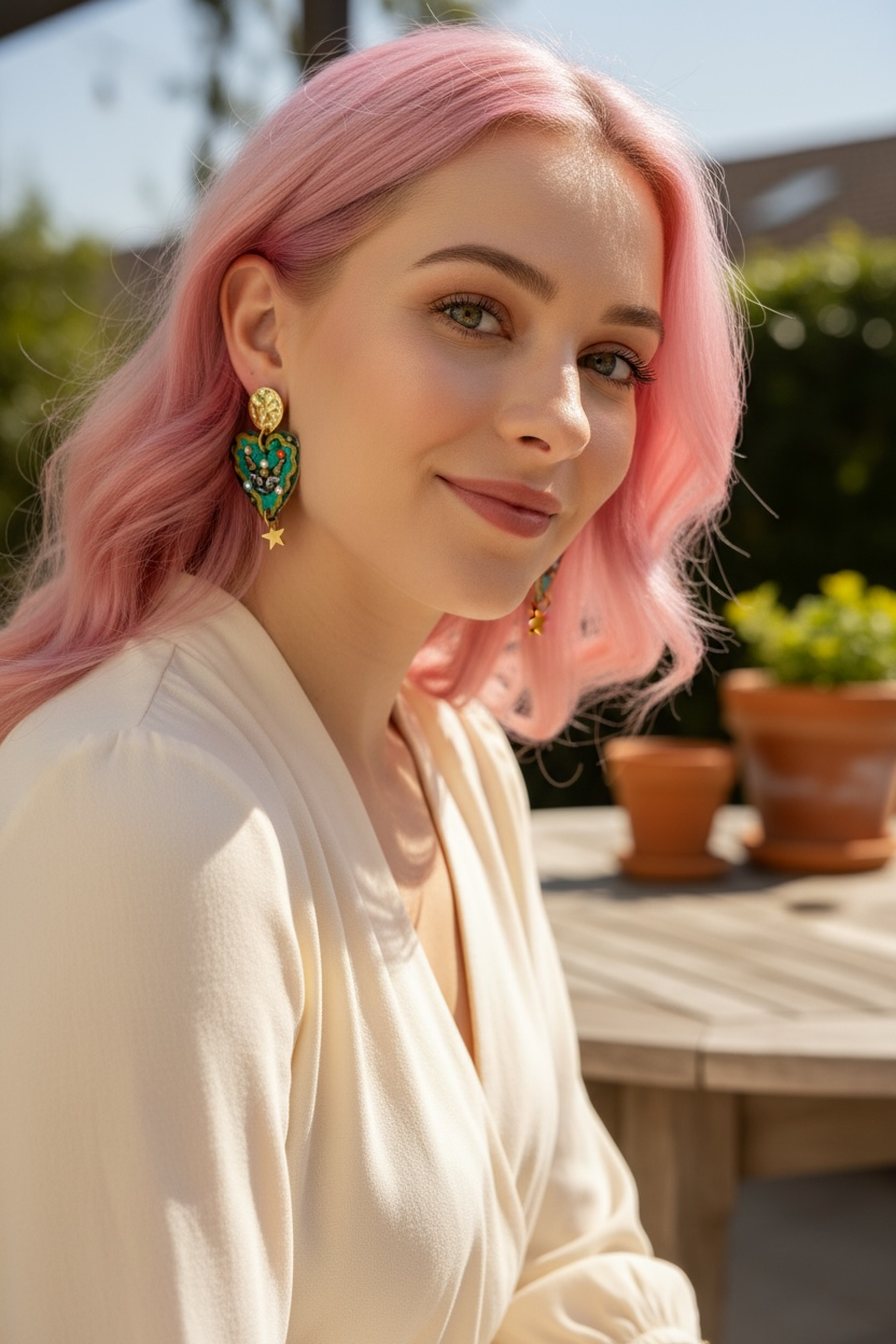 Hand-painted Earrings