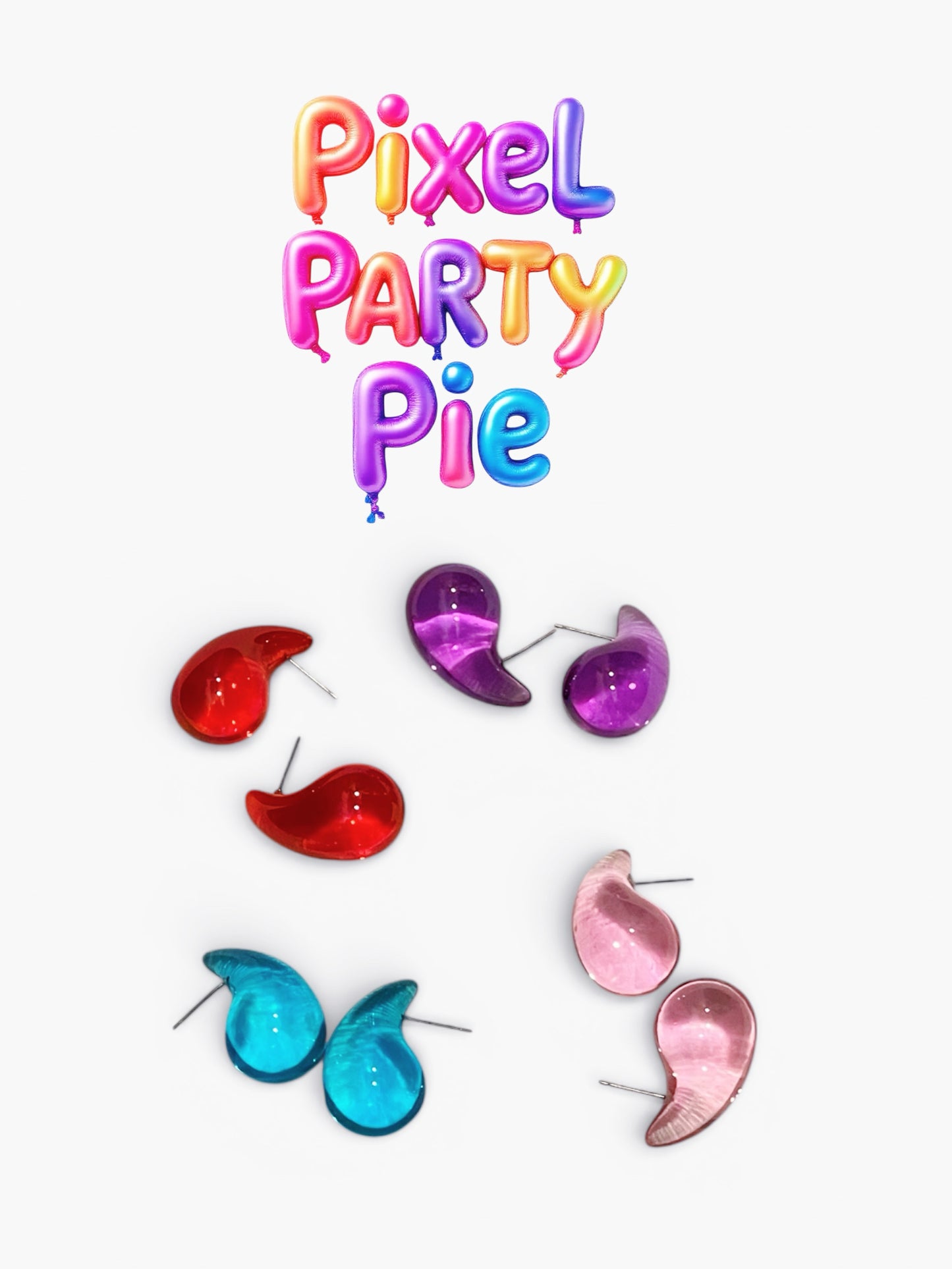 Raindrop Earrings available in 4 Colors