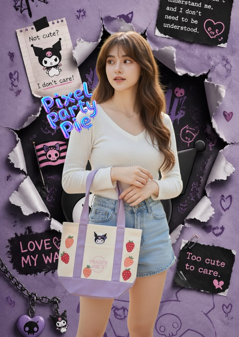 Kuromi x TJ bag purple