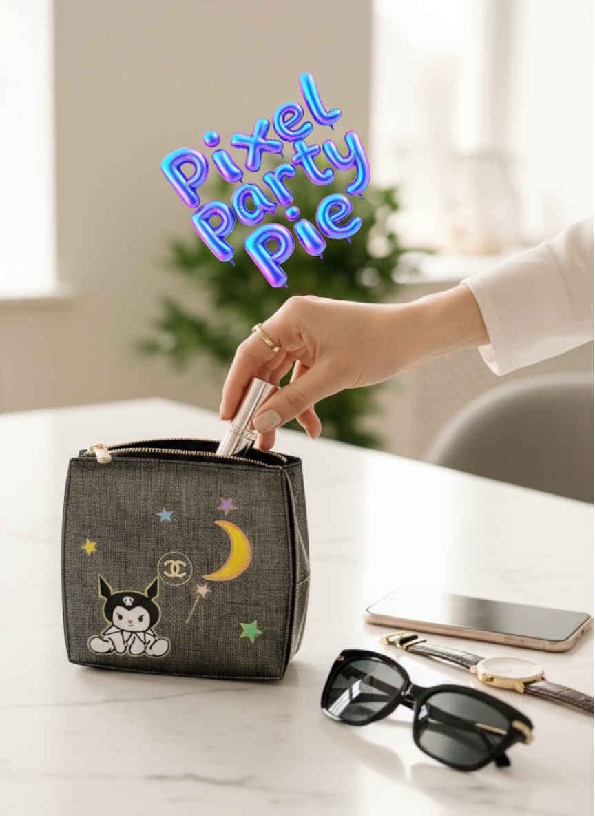 Kuromi x Chanel Makeup Bag