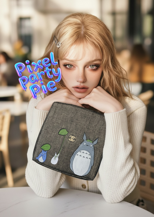 Totoro x Chanel Makeup Bag