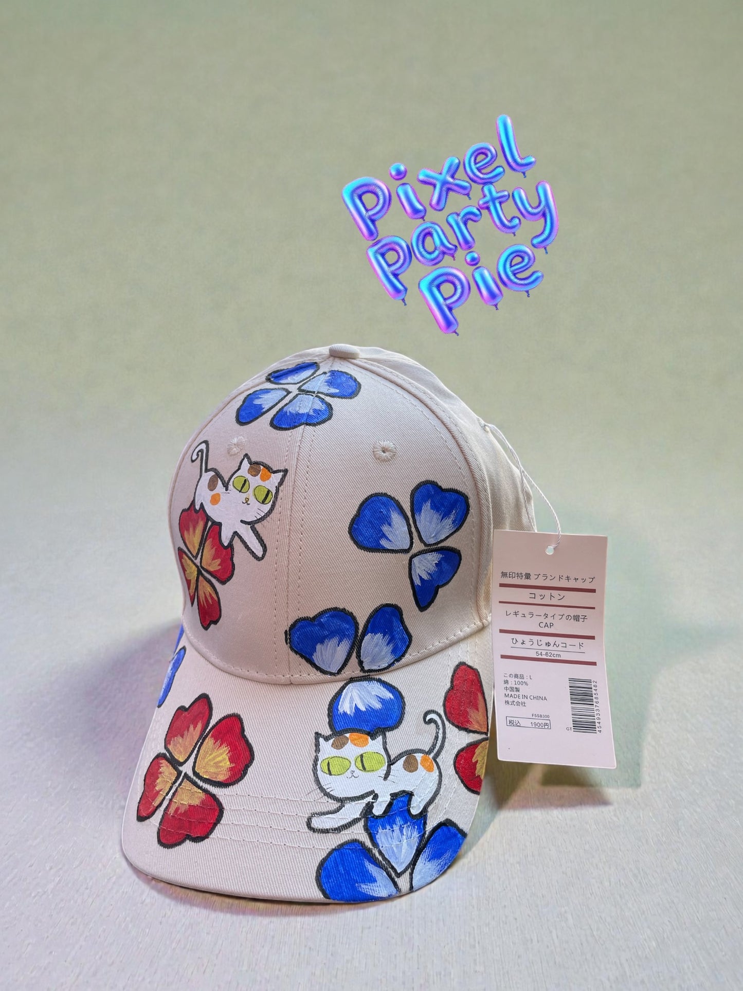 Flower and Cats x Muji Cap