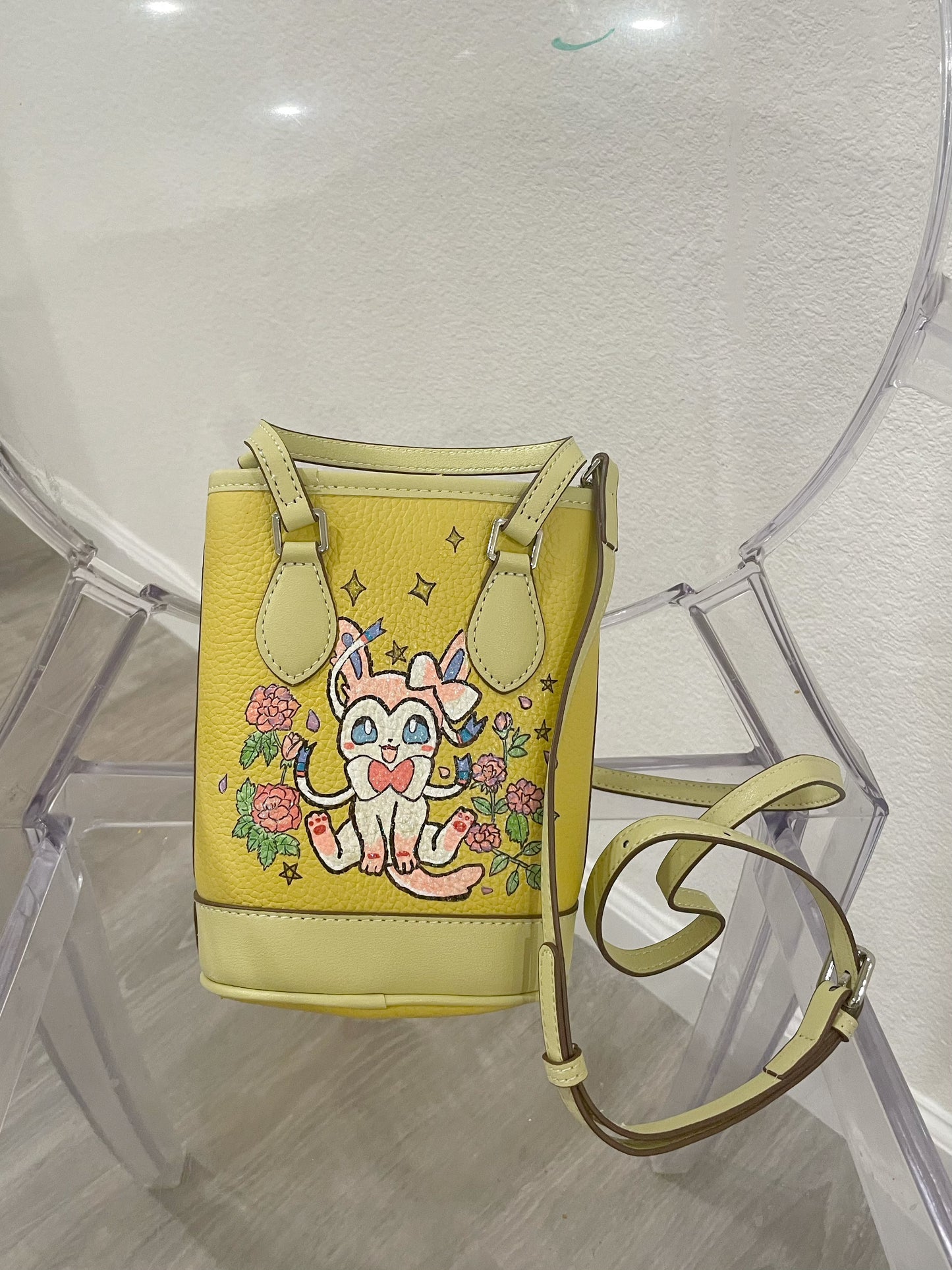 Real Leather Crossbody x Sylveon